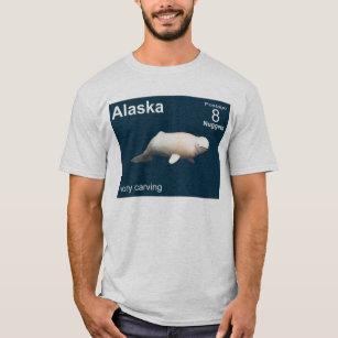 Elfenbein-Weißwal T-Shirt