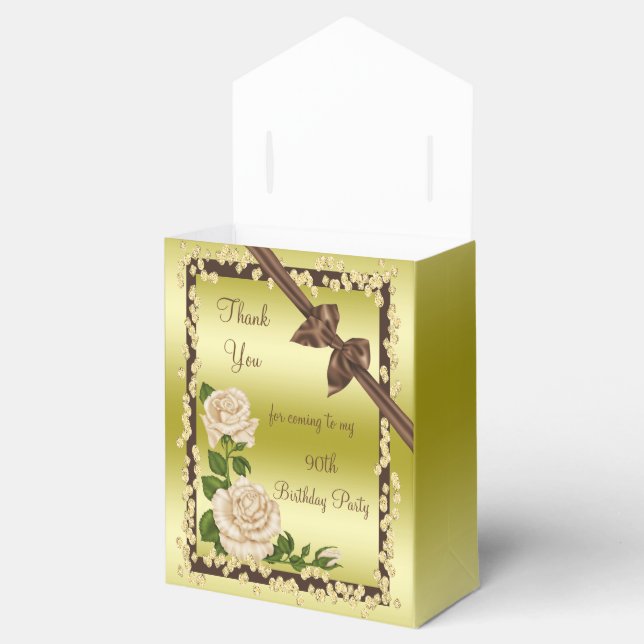 Elfenbeinblossom, Bows & Diamonds 90. Geschenkschachtel (Geöffnet)