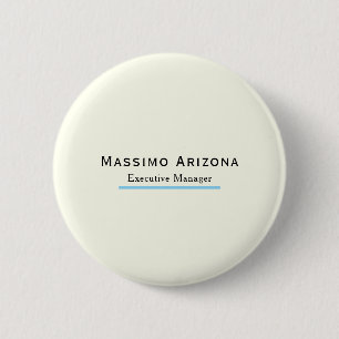 Elfenbeinfarbene moderne minimalistische  button