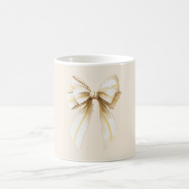 Elfenbeingelber Bogen Kaffeetasse (Mittel)