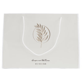 Elfenbeinhochzeit Große Geschenktüte