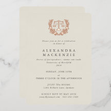 Elfenbeinjordeskala+Laurel Wreath Graduation Party