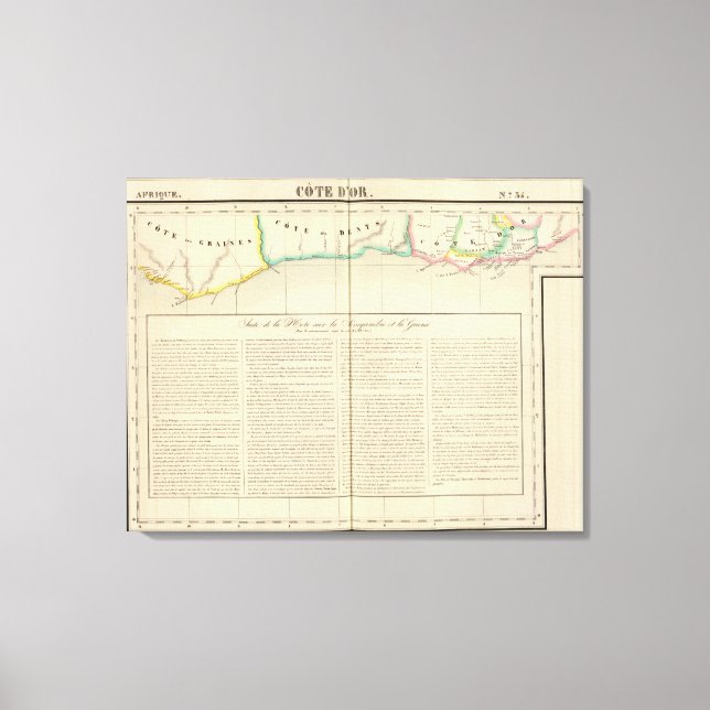 Elfenbeinküste, Afrika 35 Leinwanddruck (Vorderseite)