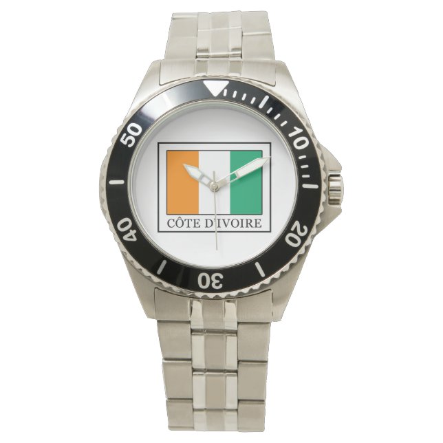 Elfenbeinküste Armbanduhr (Vorderseite)