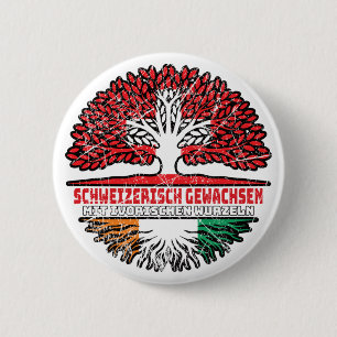 Elfenbeinküste Ivorisch Schweizer Baum Button