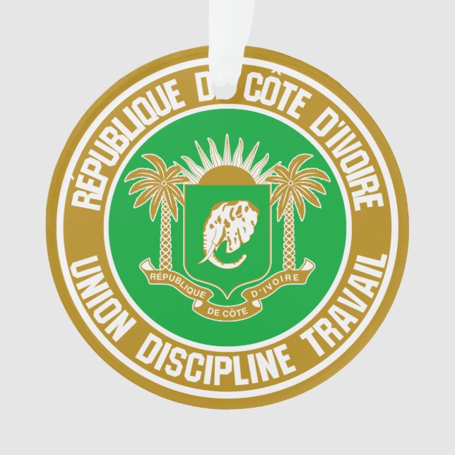 Elfenbeinküste Ornament (Vorderseite)