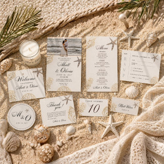 Elfenbeinküste Strand-Hochzeitseinladung zum Bearb Einladung