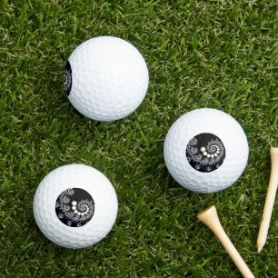 Elfenbeinküste und Blue Pearl Spiral Golf Balls Golfball