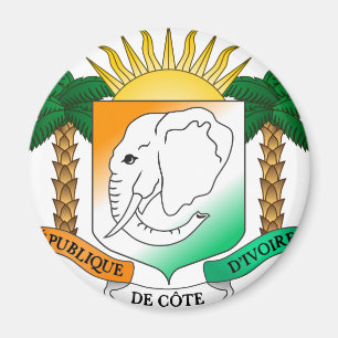 Elfenbeinküstewappen Magnet