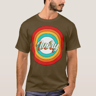 Elfenbeinname Shirt Vintag Elfenbeinzirkel