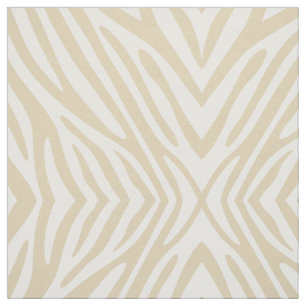 Elfenbeinneutraler Zebra Stoff