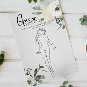 Elfenbeinweißes Blumen-Braut-Game Rate das Kleid Flyer