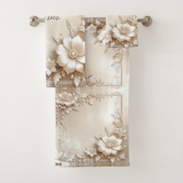Elfenblumen-Handtuch-Set Badhandtuch Set