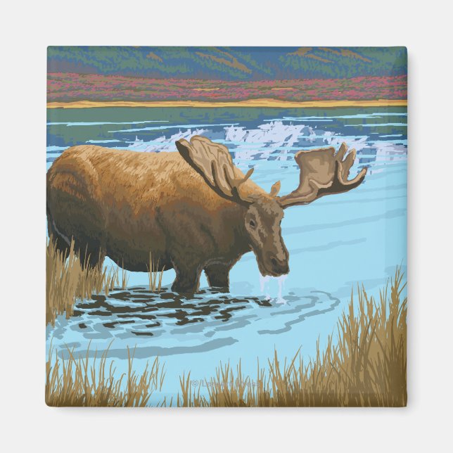 Elfengetränk am See - Yellowstone National Magnet (Vorne)