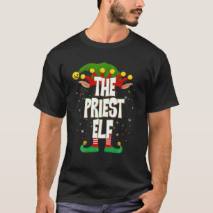 Elfengruppe Der Priester Weihnachten T-Shirt