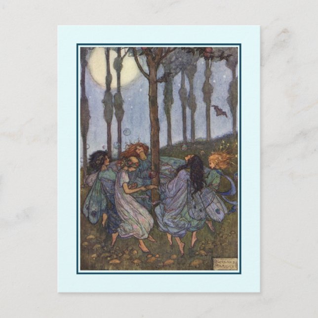 'Elfentanz' Postkarte (Vorderseite)