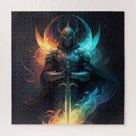 Elfenzauber: Ritter mit verzaubertem Schwert