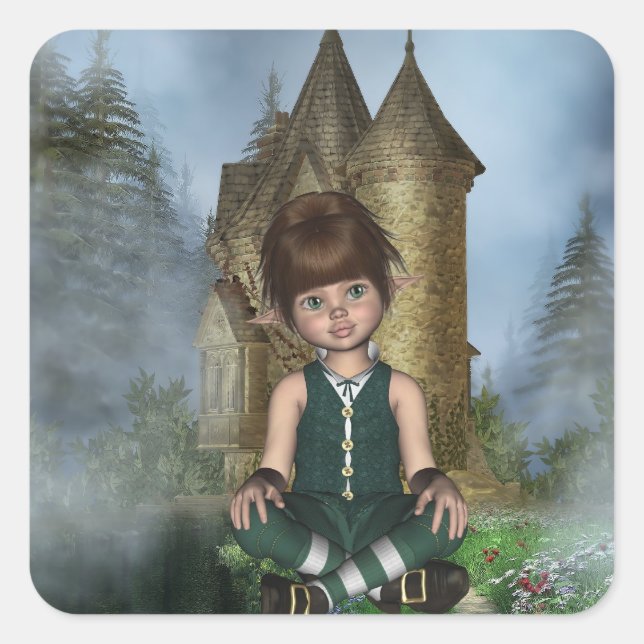 Elfin Irish Hollie Sticker (Vorderseite)