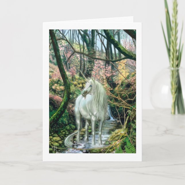 Elflands Werkstatt-Gruß-Karte Karte (Vorderseite)