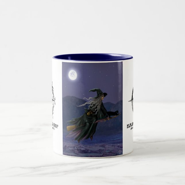 Elflands Werkstatt-Tasse Zweifarbige Tasse (Mittel)