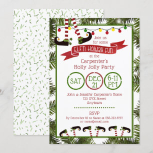 ELF'n Holiday Fun - Party Einladung