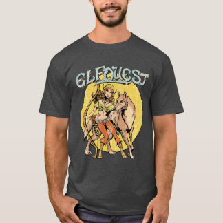 ElfQuest Vintage Nightfall abgenutzt Geschenk Fami T-Shirt
