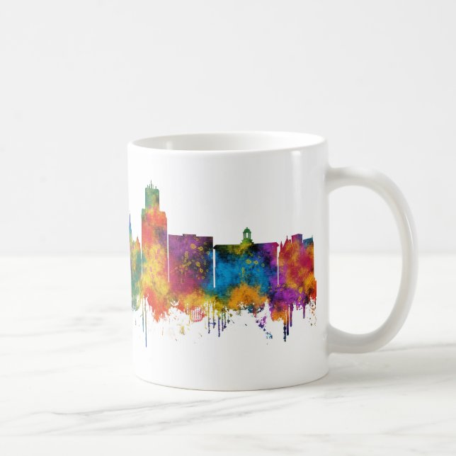 Elgin Illinois Skyline Kaffeetasse (Rechts)