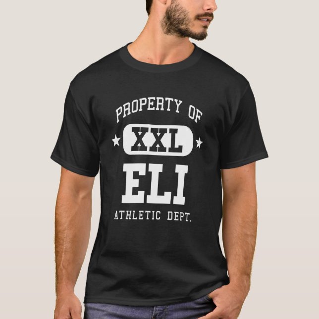 Eli Property Xxl Familie Name School Retro T-Shirt (Vorderseite)