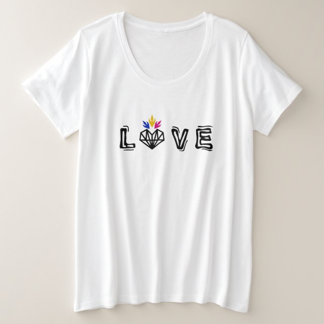 EliaLight-Liebe-Logo-T - Shirt (Design vorne)