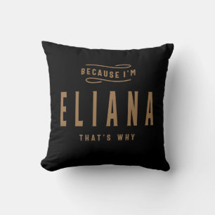 Eliana Name Personalisiert Geburtsname Eliana Kissen