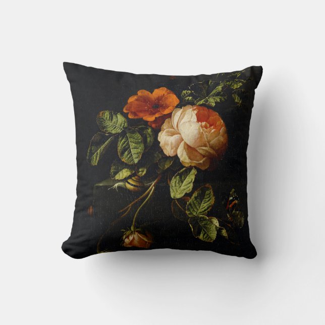 Elias van den Broeck, Stillleben mit Rose Kissen (Vorderseite)