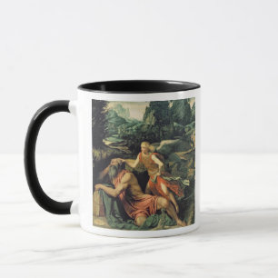 Elija besuchte durch einen Engel, c.1534 Tasse