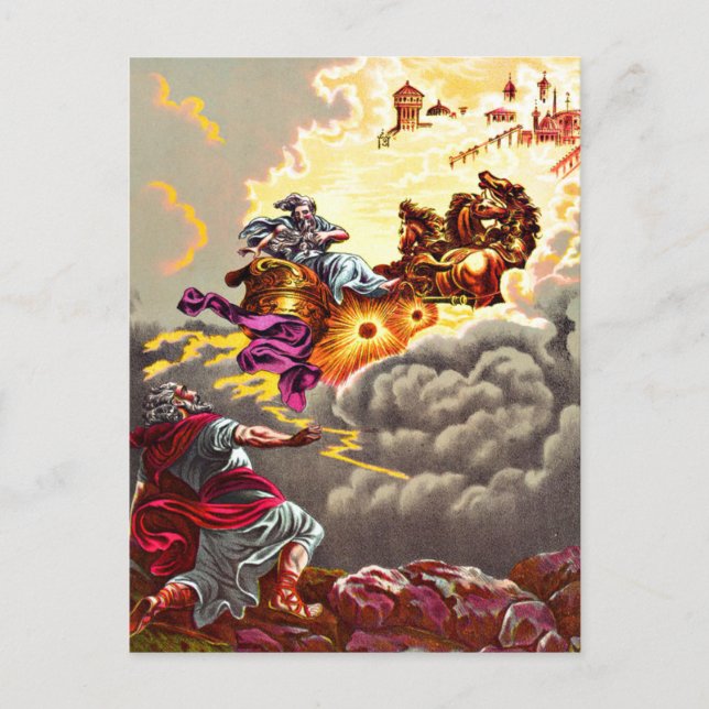 Elijah Ascend au paradis carte postale (Devant)
