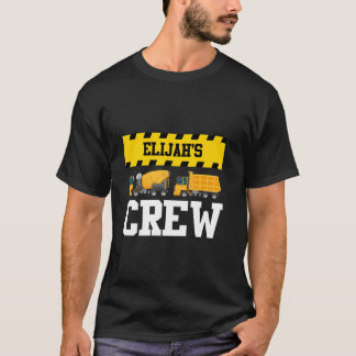 Elijah Bau Crew Custom Dumptruck Dump Tru T-Shirt