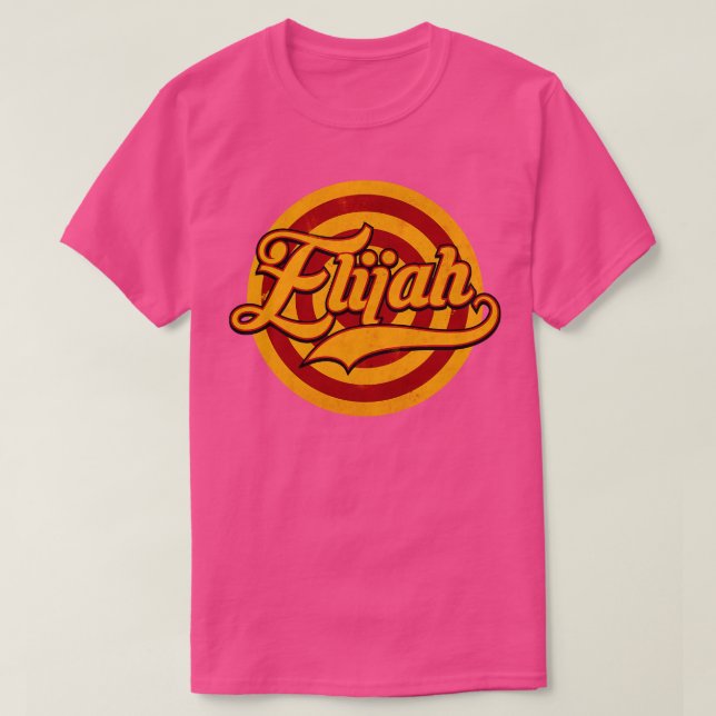 Elijah der Name T-Shirt (Design vorne)