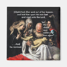 Elijah heilt den Sohn der Witwe - Magnet