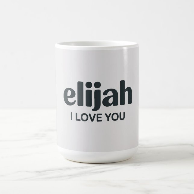 Elijah ich liebe dich kaffeetasse (Mittel)
