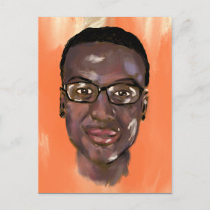 elijah mcclain Gemälde Postkarte