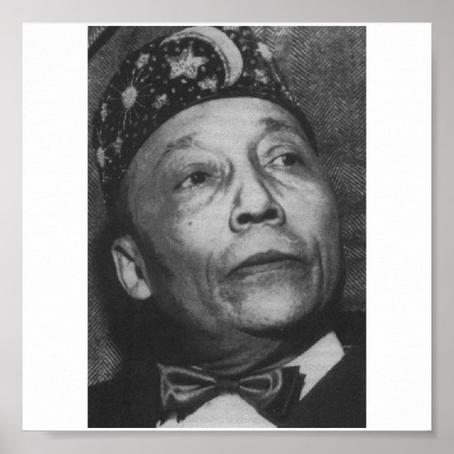 Elijah Muhammad Poster encadré (Devant)