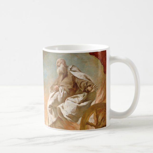 Elijah nahm in einem Feuerturm von G. Angeli auf Kaffeetasse (Rechts)