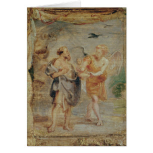 Élijah recevant le pain et l'eau d'un ange