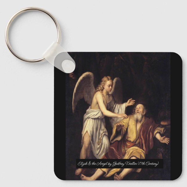 Elijah und der Angel Schlüsselanhänger (Vorderseite)