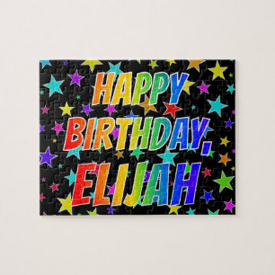 "ELIJAH" Vorname, Spaß "GLÜCKLICHER BIRTHTAG"