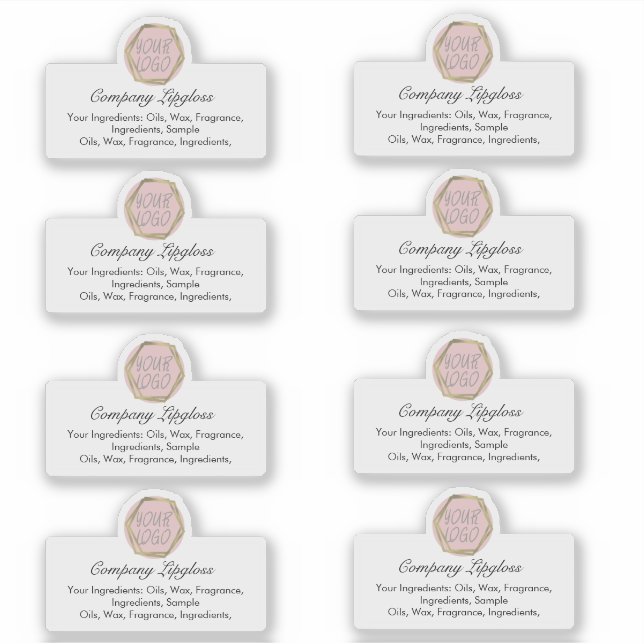 Éliminez votre propre logo Ingrédient Sticker d'en (Devant)