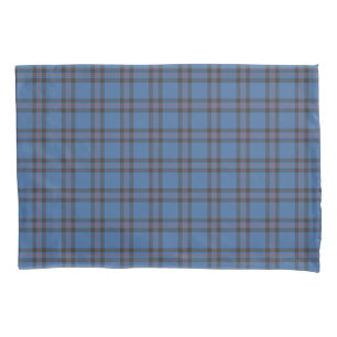Eliot-Clan-Blau und BrownScottishTartan Kissenbezug