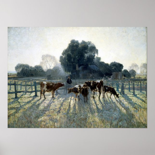 Elioth Gruner Spring Frost Poster (Vorne)