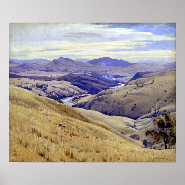 Elioth Gruner Weetangera, Canberra Poster (Vorne)