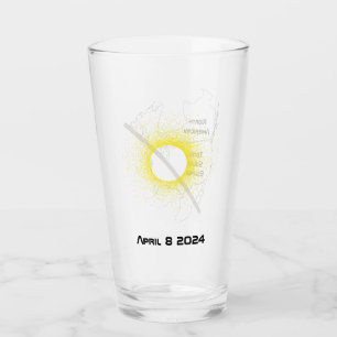 Élipse solaire verre souvenir