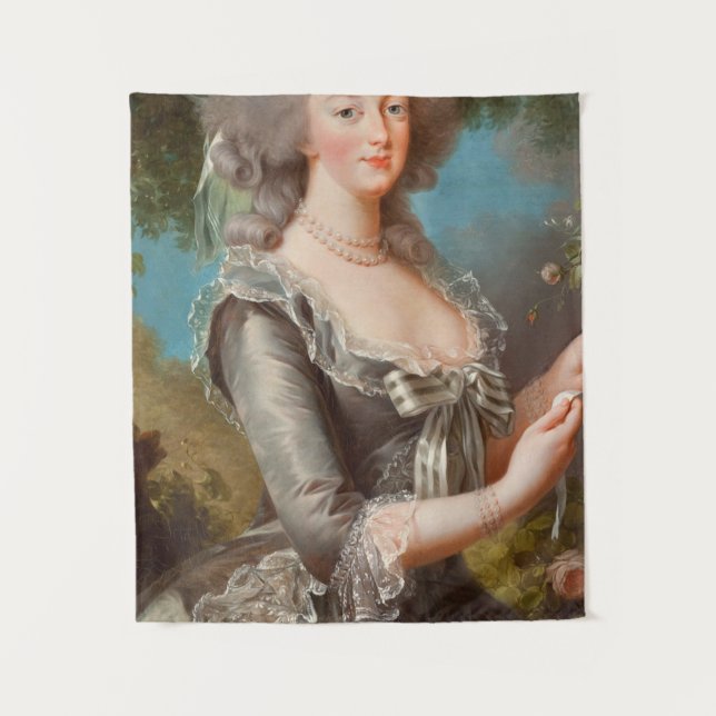 Elisabeth Louise Vigee - Lebrun - Marie Antoinette Wandteppich (Vorderseite)