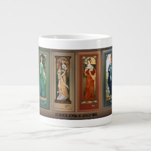 Élisabeth Sonrel Art Nouveau Maiden Bird Series Jumbo-Tasse